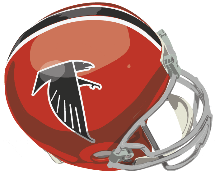 Atlanta Falcons 1970-1977 Helmet Logo iron on transfers for T-shirts